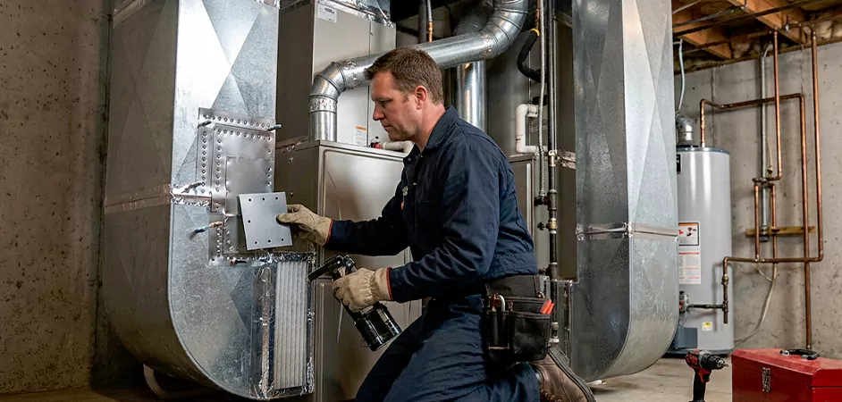 Supply and Return Plenum Repair in Cambridge