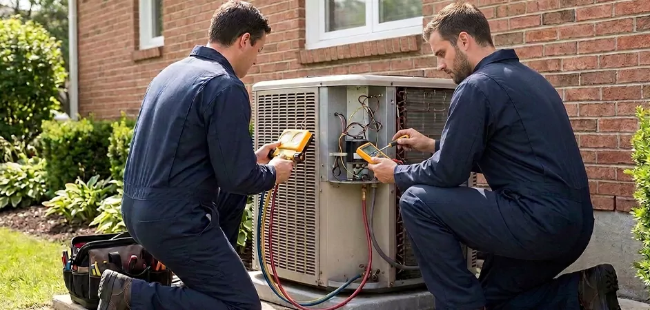 Heat Pump Inspection in Cambridge
