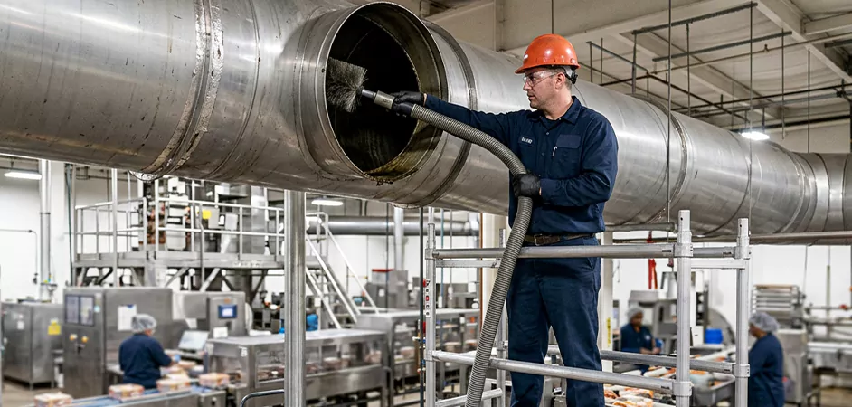 Food Processing Facility Duct Cleaning in Cambridge