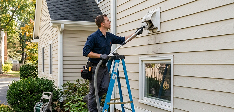 Exterior Vent Cap Cleaning in Cambridge